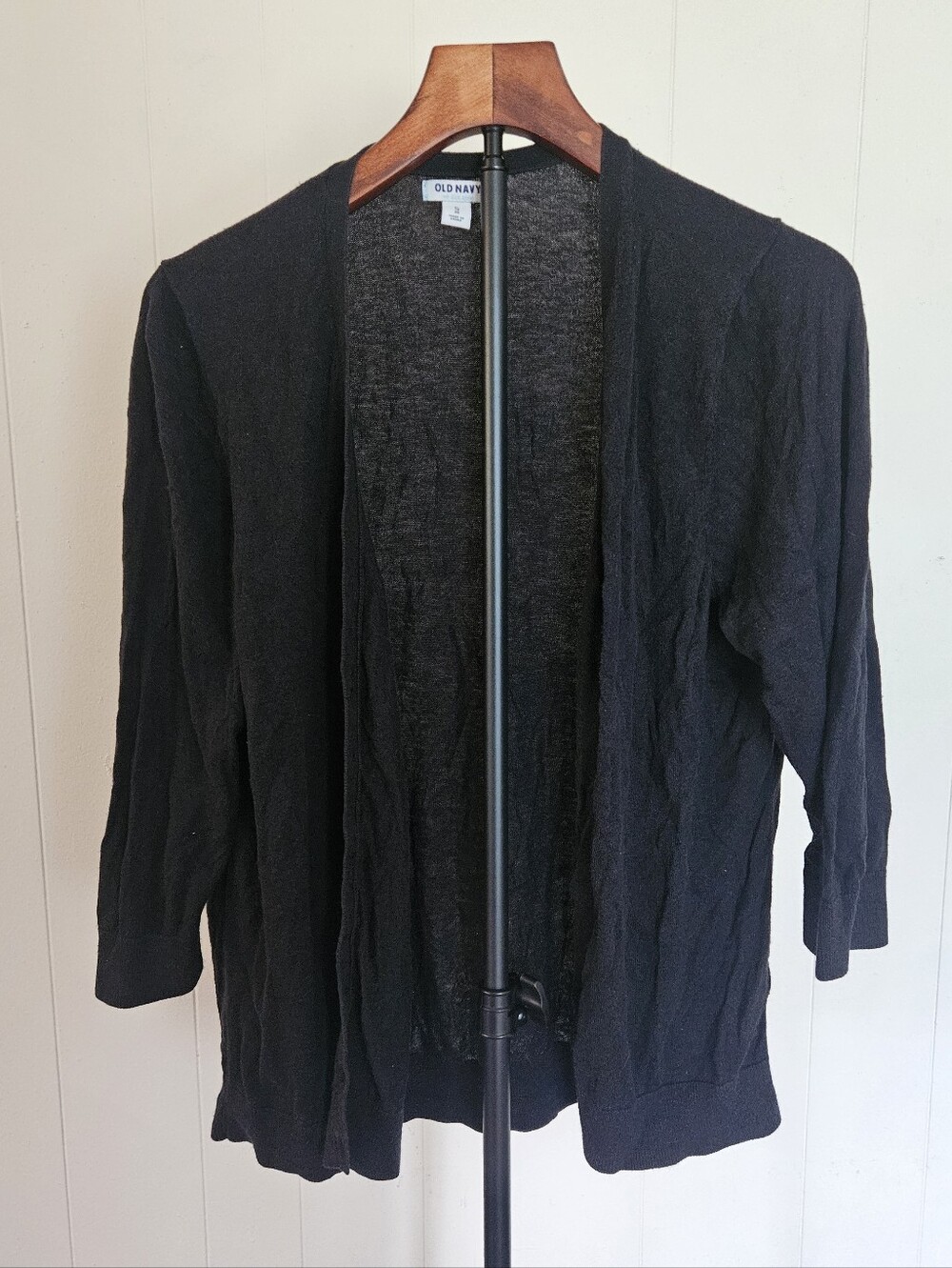 Old Navy Black Open-Front Women's Cardigan Sweater Size XL